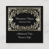  Gold Lijst Vierkante Visitekaartje (Voorkant)