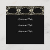  Gold Lijst Vierkante Visitekaartje (Achterkant)