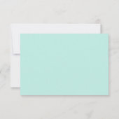 Gold Lijst Wedding RSVP Kaartje (Achterkant)