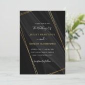 Gold Lijsten Luxury Golden Black Weddenschap (Staand voorkant)