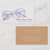 Gold Lijsten, Opticien, Technical Practitioner Visitekaartje (Voorkant / Achterkant)