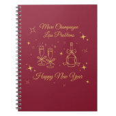Gold Line Art New Year Design Notitieboek (Voorkant)