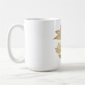 Gold Line Floral Coffee Mug Koffiemok (Links)
