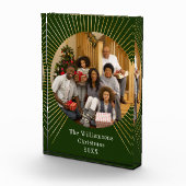 Gold Line Green-kerstfeest Fotoblokken (Rechts)