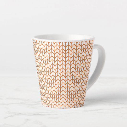 GOLD LINE KNIT Latte Mok (Rechterhoek)