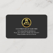 Gold Line Professional Driver Visitekaartje (Achterkant)