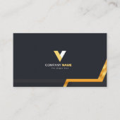 Gold Line Style Luxe Visitekaartje (Voorkant)