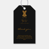 Gold Lingerie - Customer Promotion - Hartelijk dan Cadeaulabel (Voorkant)