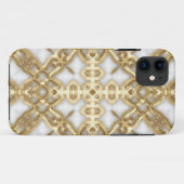 Gold Link Cross Case-Mate iPhone Case (Achterkant (horizontaal))