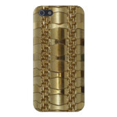 Gold Links en Braid iPhone Hoesje (Achterkant)