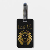 Gold Lion Bagagelabel (Achterkant verticaal)