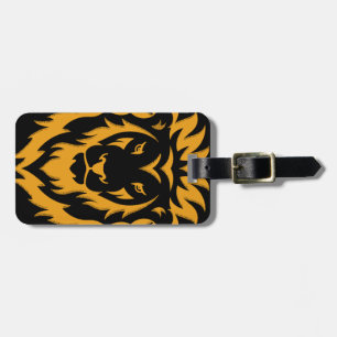 Gold Lion Big Graphic Bagagelabel