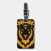 Gold Lion Big Graphic Bagagelabel (Voorkant verticaal)