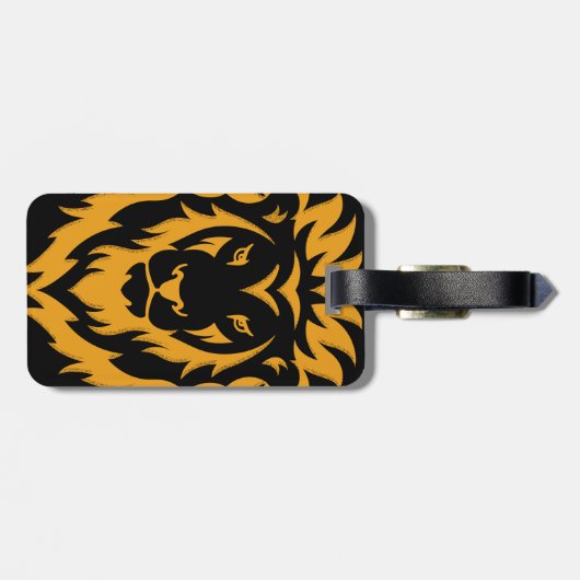 Gold Lion Big Graphic Bagagelabel (Achterkant horizontaal)