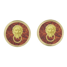 Gold Lion Burl Pattern