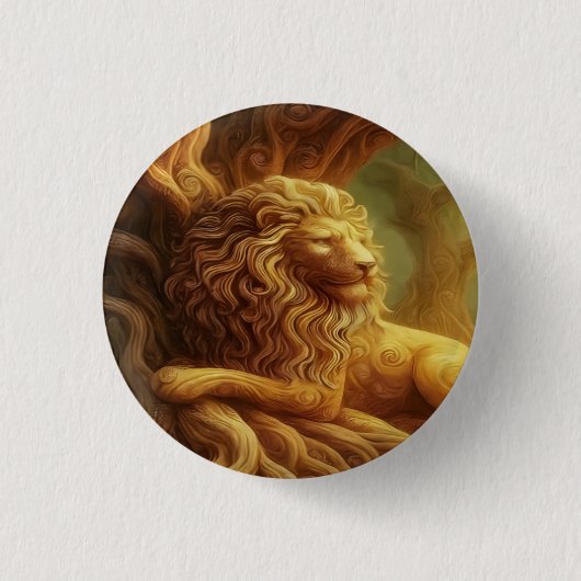 Gold Lion Button (Voorkant)