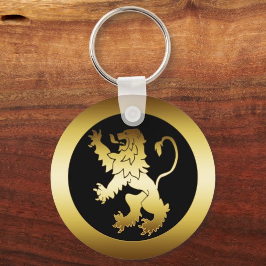 GOLD LION SLEUTELHANGER (Voorkant)