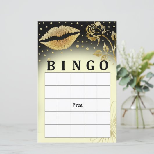 Gold Lips bingo (Staand voorkant)