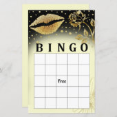 Gold Lips bingo (Voorkant / Achterkant)