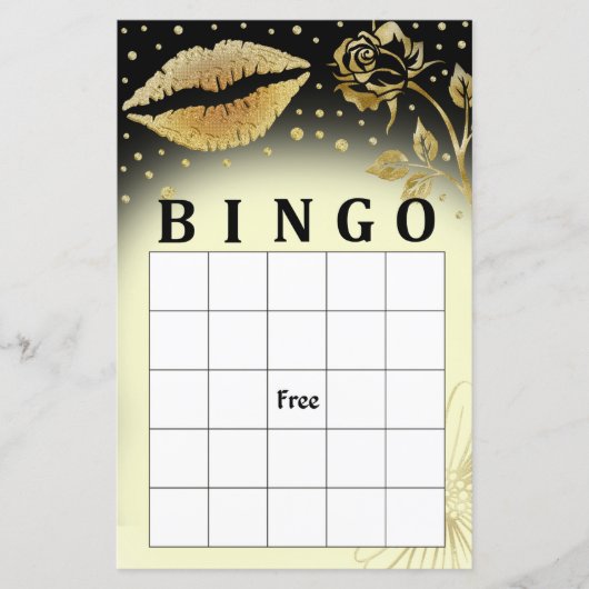 Gold Lips bingo (Voorkant)