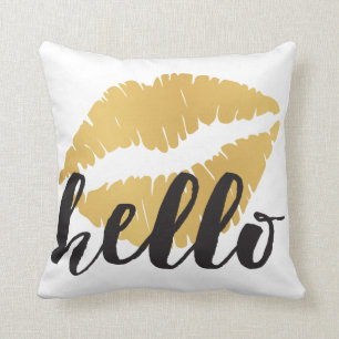 Gold Lips + Hallo Kussen