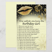 Gold Lips Hoe goed ken je het verjaardagsmeisje? (Voorkant / Achterkant)