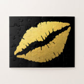 Gold Lips Legpuzzel (Horizontaal)