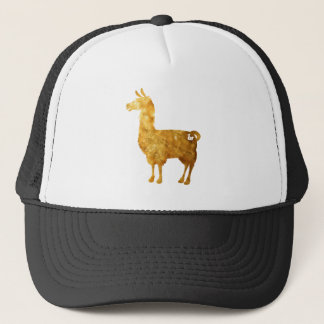 Gold Llama-Pet Trucker Pet