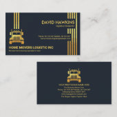 Gold Logistic Lines Professioneel vrachtwagenchauf Visitekaartje (Voorkant / Achterkant)