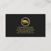 Gold Logistics Signage Trucking Visitekaartje (Achterkant)