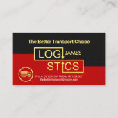 Gold Logistics Signage Trucking Visitekaartje (Voorkant)