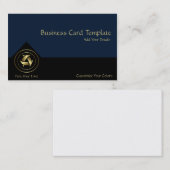 Gold Logo Crescent Moons Visitekaartje (Voorkant / Achterkant)