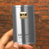 Gold Logo Metallic Chauffeur Visitekaartje