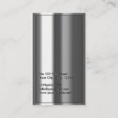 Gold Logo Metallic Interiors Visitekaartje (Achterkant)