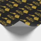 Gold Logo-opvulpapier Cadeaupapier (Hoek)