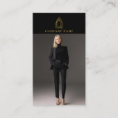 Gold Logo Professional Foto Makelaar Visitekaartje (Voorkant)