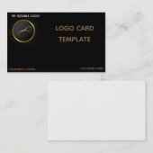 Gold Logo Uffington Horse Visitekaartje (Voorkant / Achterkant)