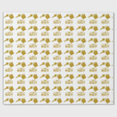Gold Logo van het Real Estate Agency Weefpapier Cadeaupapier (Vlak)