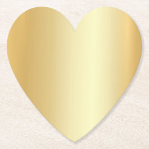 Gold Look Elegant Blank Modern Trendy Sjabloon Kartonnen Onderzetters