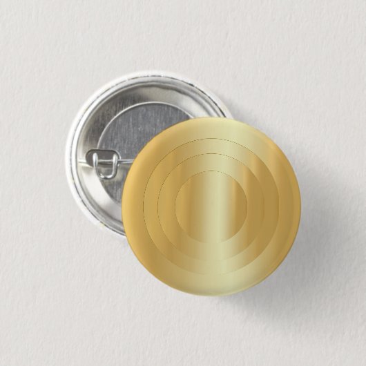 Gold look Elegant Custom Trendy Blank Sjabloon Ronde Button 3,2 Cm (Voorkant /achterkant)