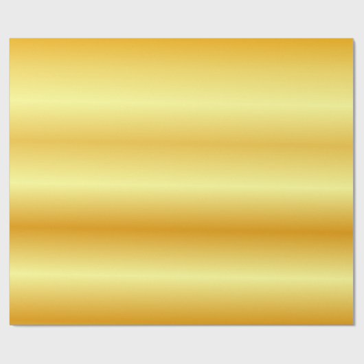 Gold look Elegant Modern Golden Gift Glossy Cadeaupapier (Vlak)