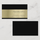 Gold look elegant, modern, luxe Professional Visitekaartje (Voorkant / Achterkant)