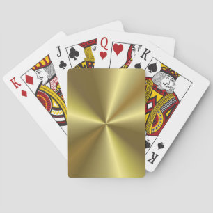 Gold look Elegant Modern Trendy Sjabloon Pokerkaarten