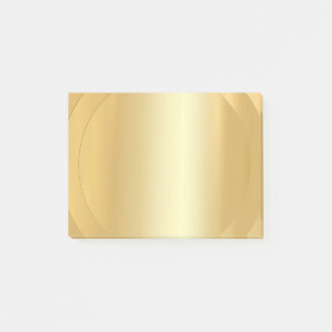 Gold look elegant moderne, lege Sjabloon Post-it® Notes