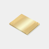 Gold look elegant moderne, lege Sjabloon Post-it® Notes (Schuin)