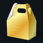 Gold look elegant Moderne Sjabloon Trendy Glossy Bedankdoosjes<br><div class="desc">Gold look Elegant Modern Sjabloon Trendy Glossy Gable Favor Box.</div>