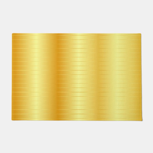 Gold look - Elegant Trendy Sjabloon Deurmat (Voorkant)