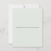 Gold Look Geometrische Lijst Bloemen Vrijgezellenf Kaart (Achterkant)