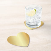 Gold look Modern Elegant Blank Sjabloon Kartonnen Onderzetters (Insitu)