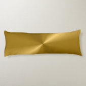 Gold look Modern Print Lichaamskussen (Achterkant)